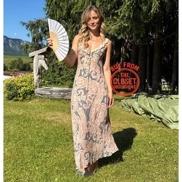 RARE!!! ZARA BLOGGER FAVE!!! Printed Dress with Ruffle Trims NWT - Picture 9 of 16